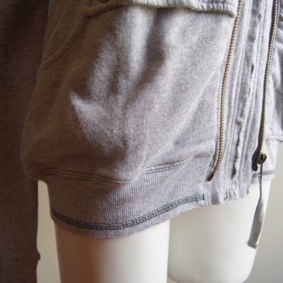 Daytrip Zip Up Hoodie Gray 100% Cotton SM - Picture 8 of 8